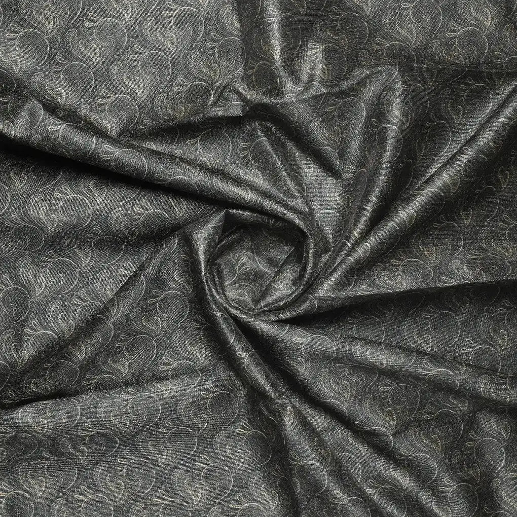 Creative Jecobean Curly Art Digital Printed Fabric - Tusser Silk – ts 0 ta08374 110 creative jecobean curly art digital printed fabric tusser silk 1