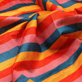 Rainbow Colourful Breton Stripes Digital Printed Fabric - Tusser Silk – ts 0 ta08573 110 rainbow colourful breton stripes digital printed fabric tusser silk 3