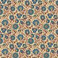 Blue Flower Vine Ditzy Digital Printed Fabrics – us 0 ba1001 110 blue flower vine ditzy digital printed fabrics 2