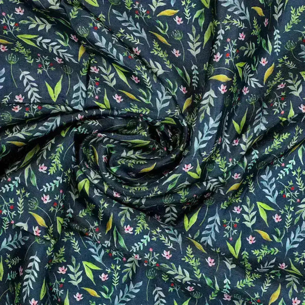 Green Leaves Ditzy Digital Print Fabrics – us 0 ba1003 110 green leaves ditzy digital print fabrics 1