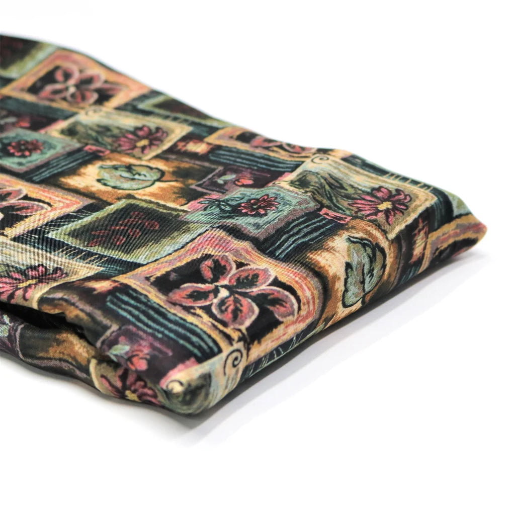 Floral and Leaves Frame Digital Printed Fabrics – us 0 ba1007 110 floral and leaves frame digital printed fabrics 1