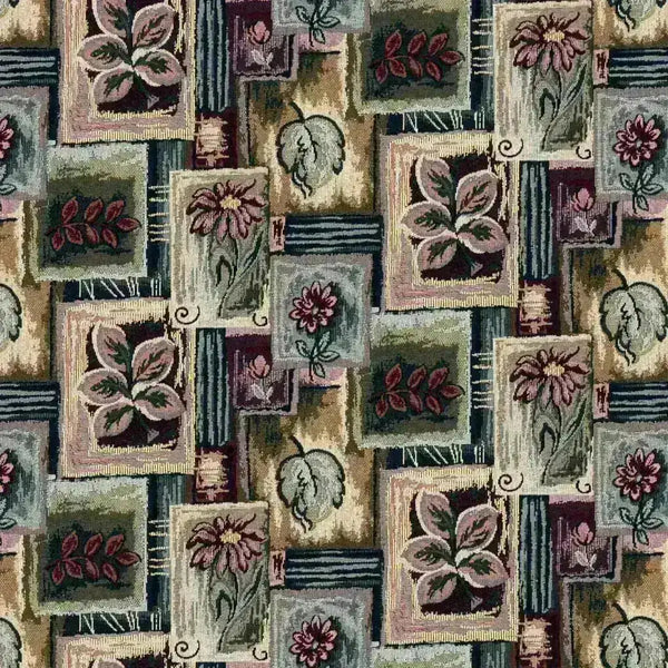 Floral and Leaves Frame Digital Printed Fabrics – us 0 ba1007 110 floral and leaves frame digital printed fabrics 2 - alternate view