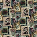 Floral and Leaves Frame Digital Printed Fabrics – us 0 ba1007 110 floral and leaves frame digital printed fabrics 2