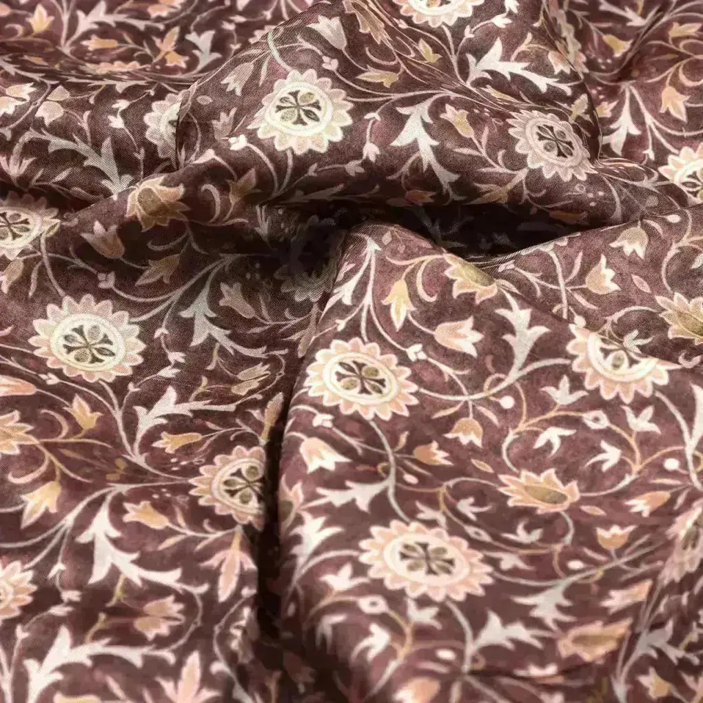 Brown Beautiful Damask Pattern Digital Printed Fabrics – us 0 ba1014 110 brown beautiful damask pattern digital printed fabrics 3