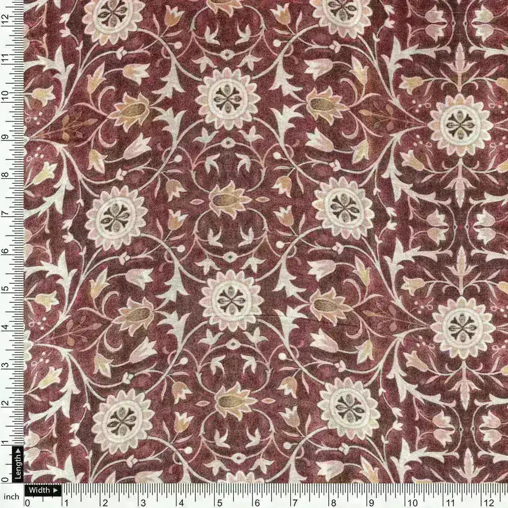 Brown Beautiful Damask Pattern Digital Printed Fabrics – us 0 ba1014 110 brown beautiful damask pattern digital printed fabrics 4