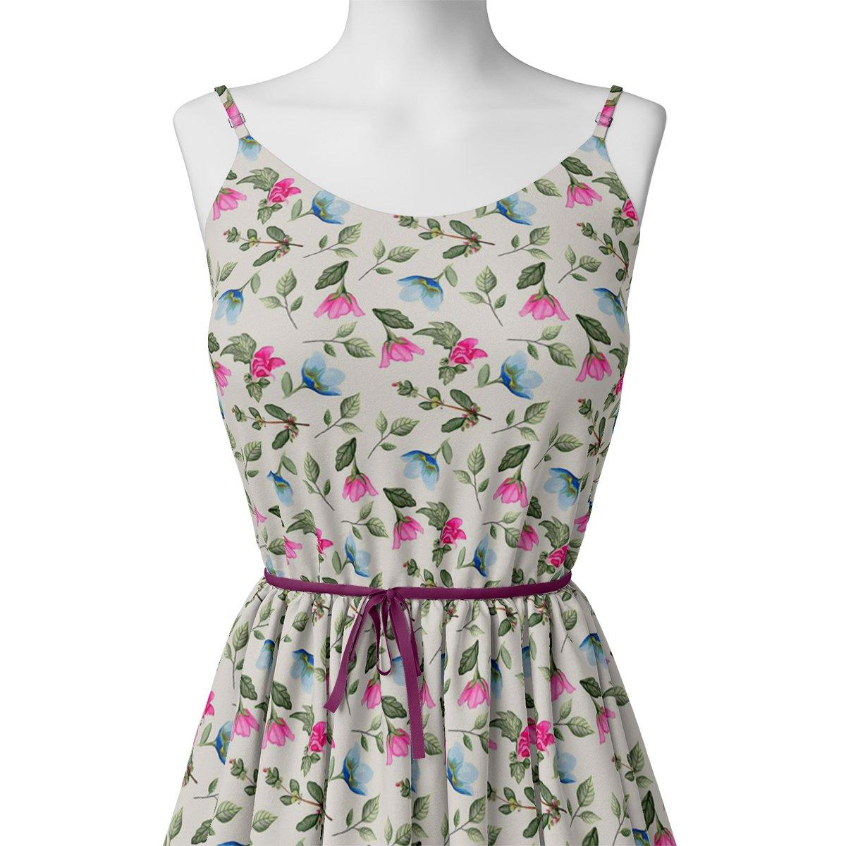 Flower With Olive Leaf Digital Printed Fabric - Upada Silk – us 0 ma0109 110 flower with olive leaf digital printed fabric upada silk 2