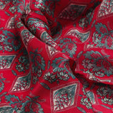Morden Damask With Flower Digital Printed Fabric - Upada Silk – us 0 ma0185 110 morden damask with flower digital printed fabric upada silk 1