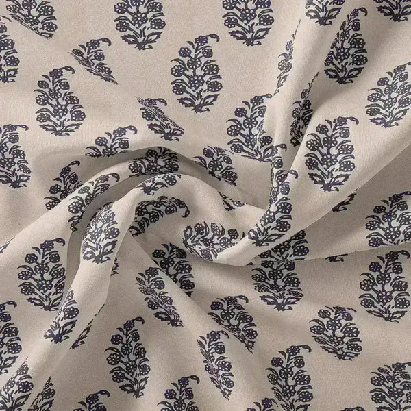Block Print Motif Digital Printed Fabric - Upada Silk – us 0 ma03105p4 110 block print motif digital printed fabric upada silk 1