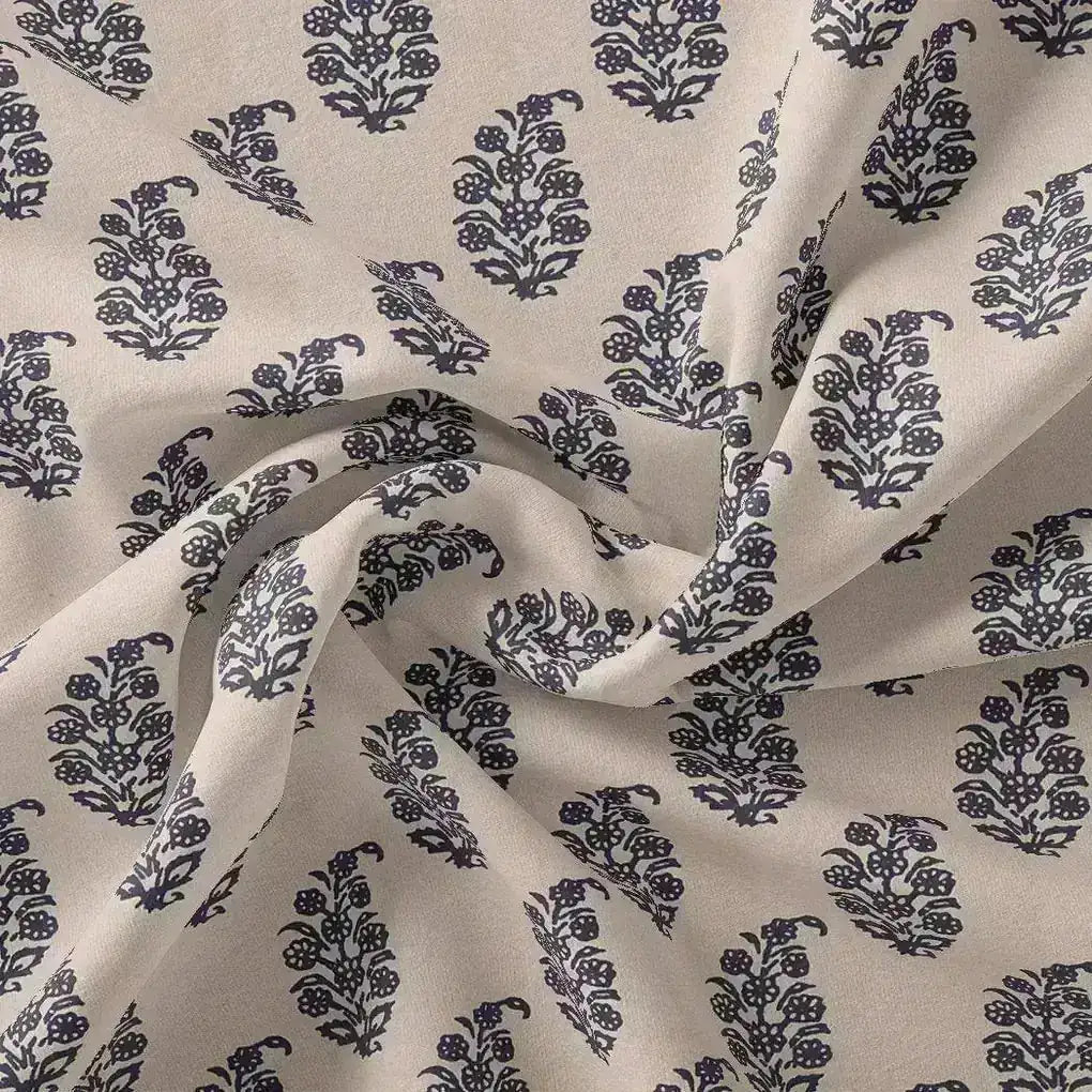 Block Print Motif Digital Printed Fabric - Upada Silk – us 0 ma03105p4 110 block print motif digital printed fabric upada silk 1