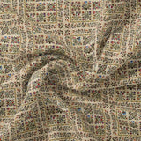 Tiny Rainbow Flowers Of Leaves Digital Printed Fabric - Upada Silk – us 0 ta0173 110 tiny rainbow flowers of leaves digital printed fabric upada silk 1