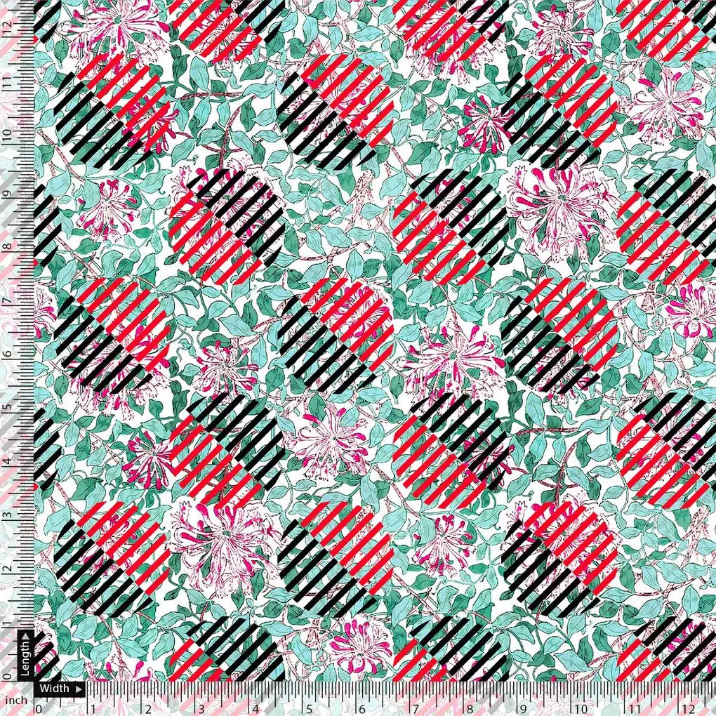 Romantic Valley Of Pink Flower Digital Printed Fabric - Upada Silk – us 0 ta0266 110 romantic valley of pink flower digital printed fabric upada silk 4