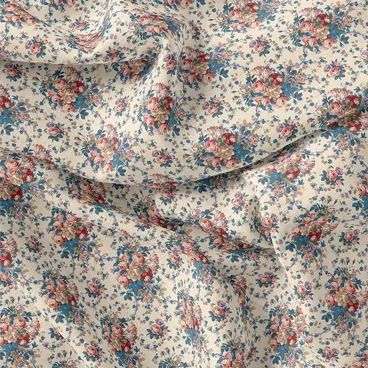 Beautiful Ditsy Flowers On Blue Digital Printed Fabric - Upada Silk – us 0 ta05681 110 beautiful ditsy flowers on blue digital printed fabric upada silk 3