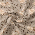 Grayish Orange Roses With Brown Valley Digital Printed Fabric - Upada Silk – us 0 ta05726 110 grayish orange roses with brown valley digital printed fabric upada silk 1