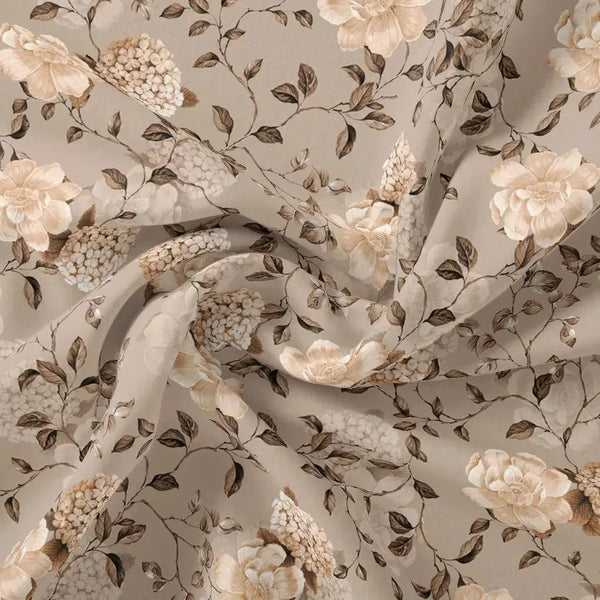 Grayish Orange Roses With Brown Valley Digital Printed Fabric - Upada Silk – us 0 ta05726 110 grayish orange roses with brown valley digital printed fabric upada silk 1