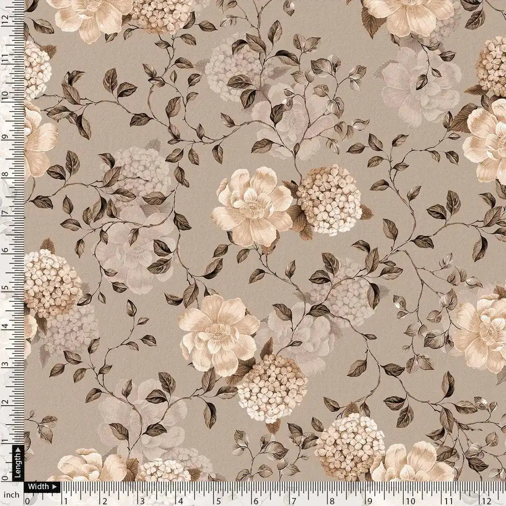 Grayish Orange Roses With Brown Valley Digital Printed Fabric - Upada Silk – us 0 ta05726 110 grayish orange roses with brown valley digital printed fabric upada silk 4