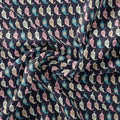 Stylized Leaf Motif Allover Digital Printed Fabric - Upada Silk – us 0 ta07535 110 stylized leaf motif allover digital printed fabric upada silk 1