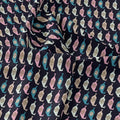 Stylized Leaf Motif Allover Digital Printed Fabric - Upada Silk – us 0 ta07535 110 stylized leaf motif allover digital printed fabric upada silk 3
