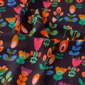 Sketchy Flowers Pattern Digital Printed Fabric - Upada Silk – us 0 ta07617 110 sketchy flowers pattern digital printed fabric upada silk 3