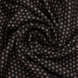 Brown Polka Dot Digital Printed Fabric - Upada Silk – us 0 ta07635 110 brown polka dot digital printed fabric upada silk 1