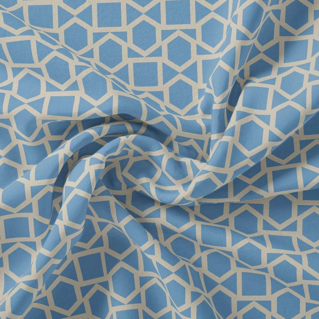 Harlequin Square And Hexagon Digital Printed Fabric - Upada Silk – us 0 ta08300 110 harlequin square and hexagon digital printed fabric upada silk 3