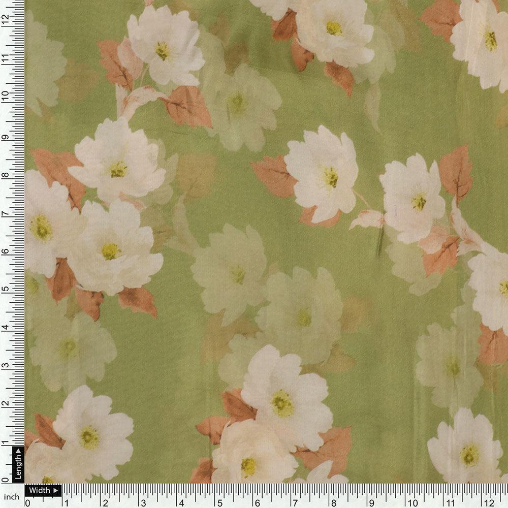 Lovely White Rose Digital Printed Fabric - Upada Silk – us 0 ta08334p4 110 lovely white rose digital printed fabric upada silk 4
