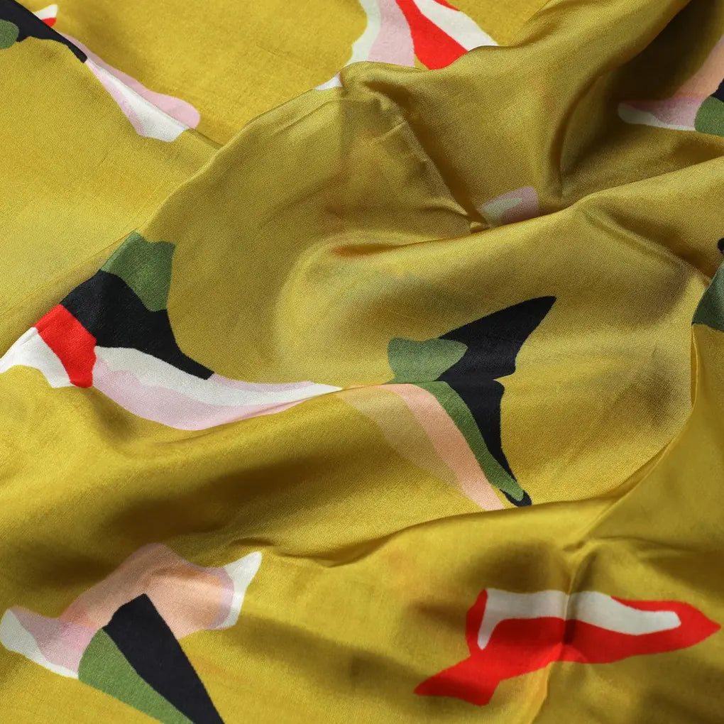 Creative Paper Art Colourful Digital Printed Fabric - Upada Silk – us 0 ta08507 110 creative paper art colourful digital printed fabric upada silk 3