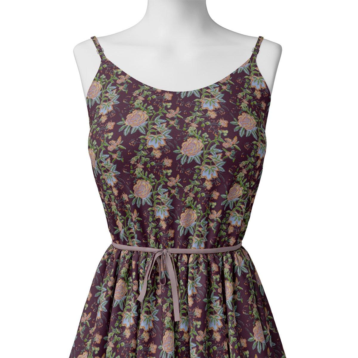 Lovely Roses Embroidery Brunch Digital Printed Fabric - Upada Silk – us 0 ta08806 110 lovely roses embroidery brunch digital printed fabric upada silk 2