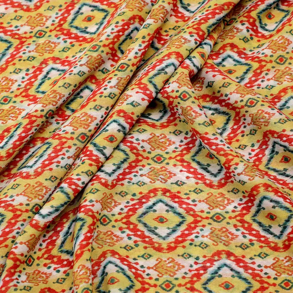 Multicolour Decorative Ikat Digital Printed Fabric - Weightless – we 0 ma010836top 110 multicolour decorative ikat digital printed fabric weightless 3