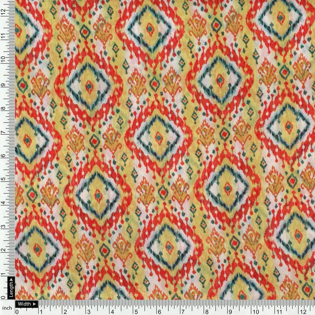 Multicolour Decorative Ikat Digital Printed Fabric - Weightless – we 0 ma010836top 110 multicolour decorative ikat digital printed fabric weightless 4