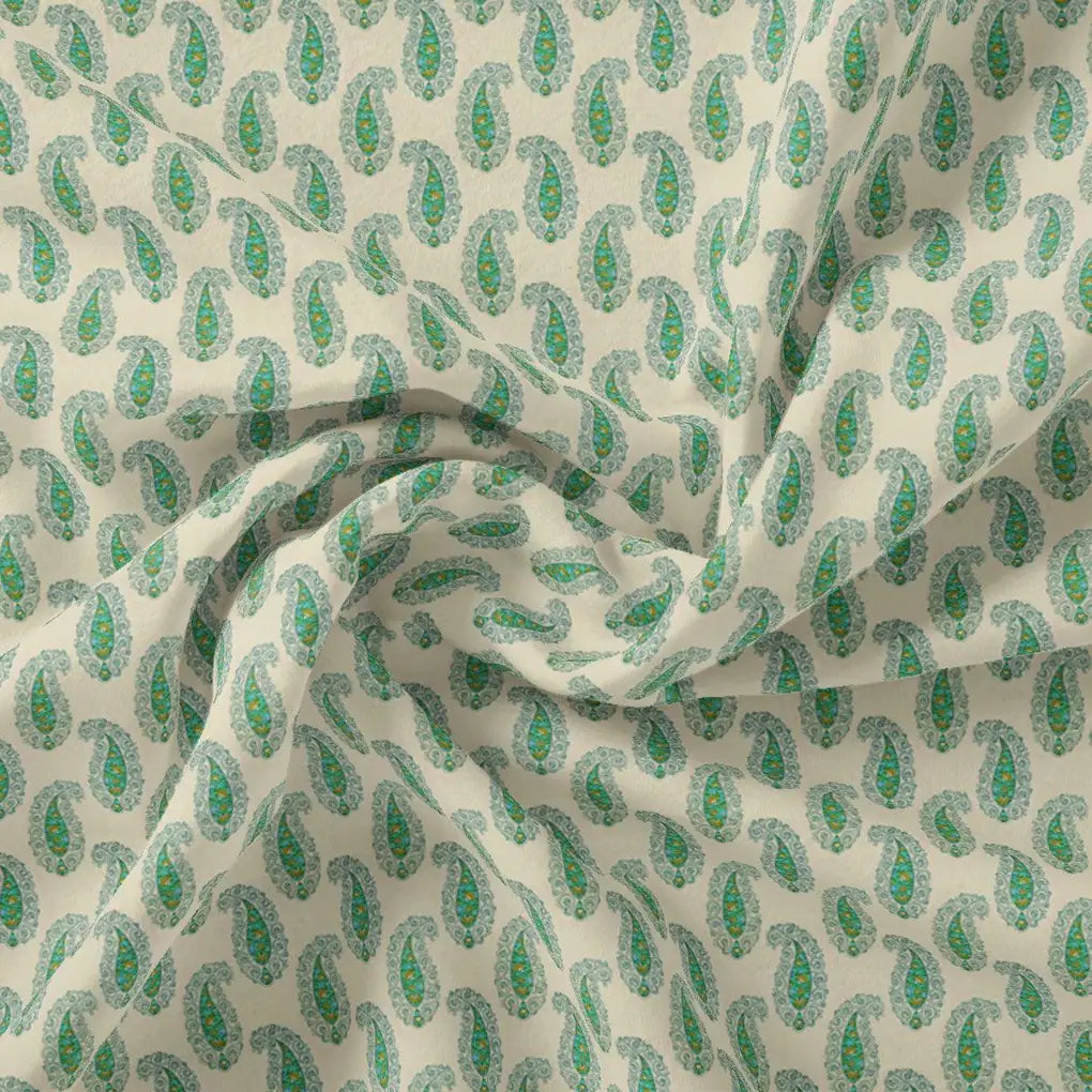 Cream Paisley Weightless Printed Fabric – we 0 ma01207 110 cream paisley weightless printed fabric 1