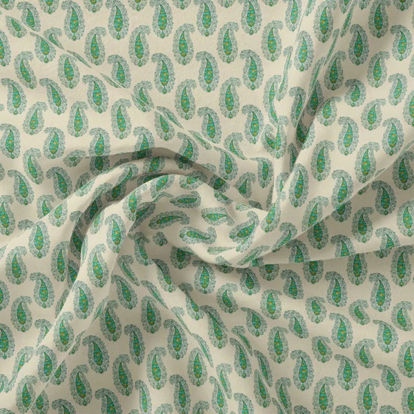 Cream Paisley Weightless Printed Fabric – we 0 ma01207 110 cream paisley weightless printed fabric 1