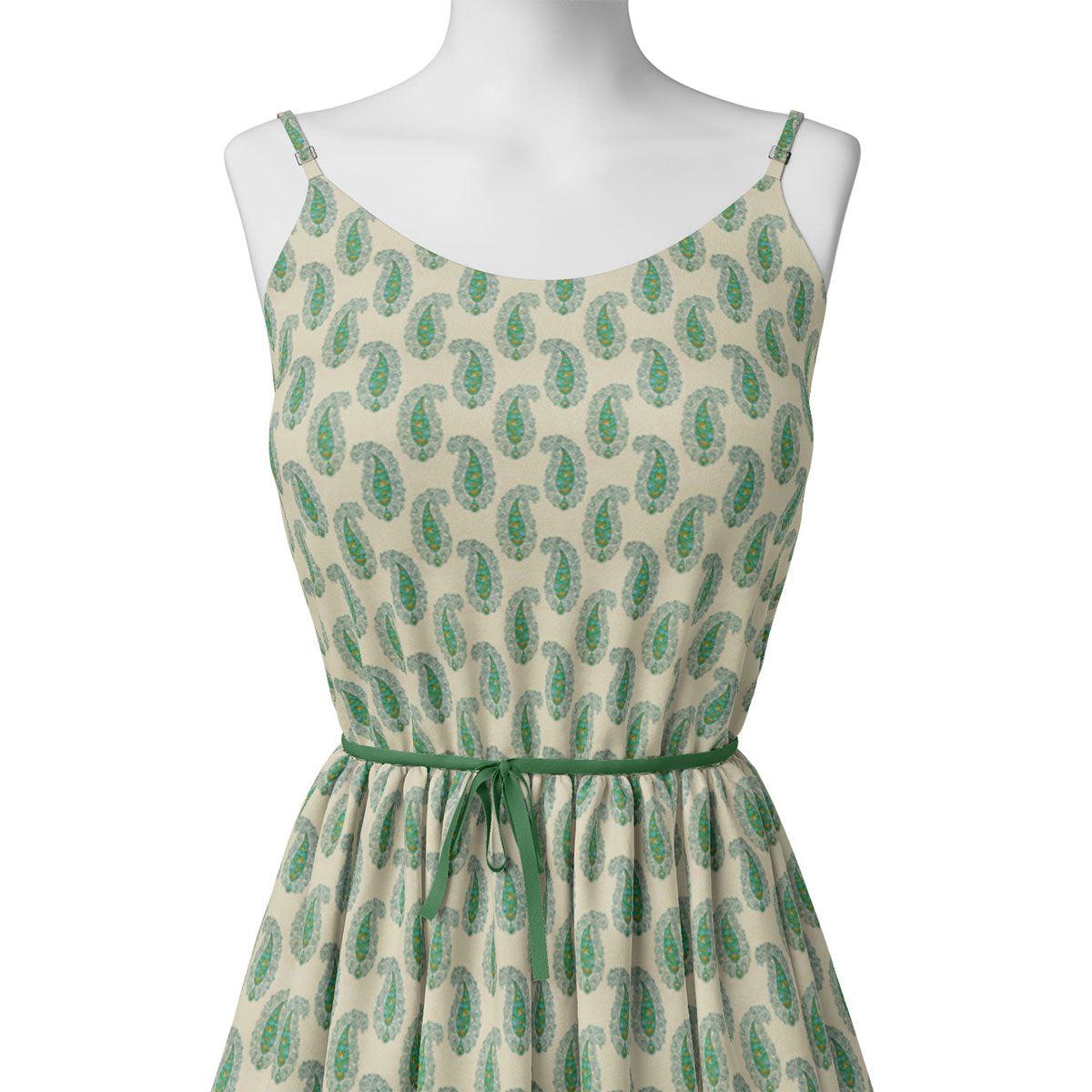 Cream Paisley Weightless Printed Fabric – we 0 ma01207 110 cream paisley weightless printed fabric 2