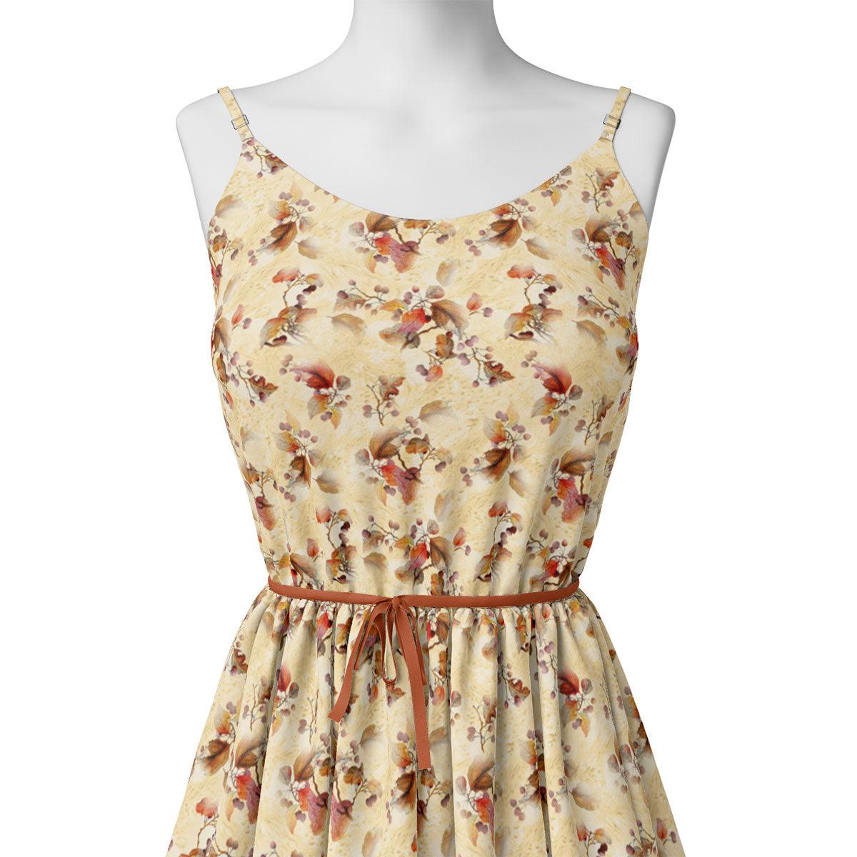 Cream Leaves Weightless Printed Fabric – we 0 ma012189 110 cream leaves weightless printed fabric 2