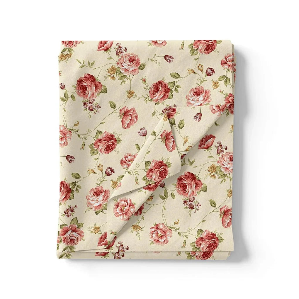 Cream Flower Weightless Printed Fabric – we 0 ma012207 110 cream flower weightless printed fabric 3