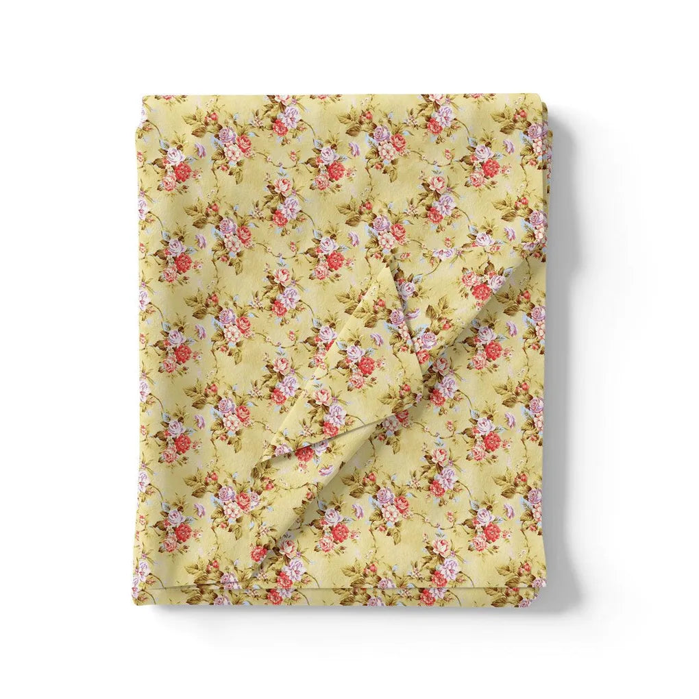 Musterd Yellow Flower Weightless Printed Fabric – we 0 ma012210 110 musterd yellow flower weightless printed fabric 3