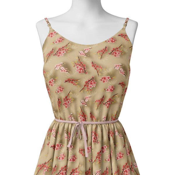 Coffee Floral Weightless Printed Fabric – we 0 ma012216 110 coffee floral weightless printed fabric 2 - alternate view