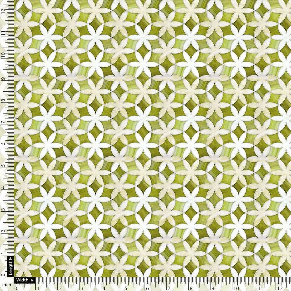Green Flower Weightless Printed Fabric – we 0 ma0125 110 green flower weightless printed fabric 5