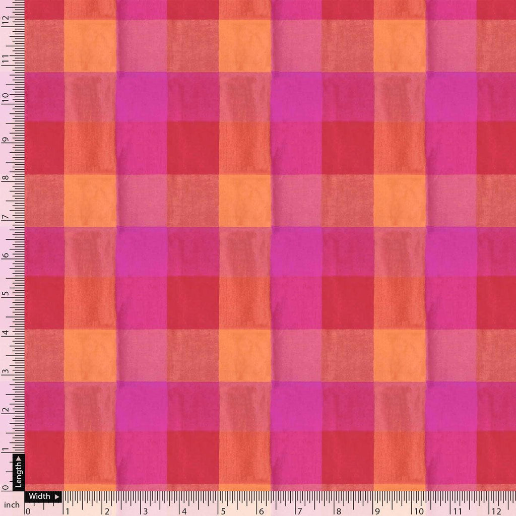 Orange Buffalo Check Weightless Printed Fabric – we 0 ma01252 110 orange buffalo check weightless printed fabric 5