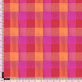Orange Buffalo Check Weightless Printed Fabric – we 0 ma01252 110 orange buffalo check weightless printed fabric 5