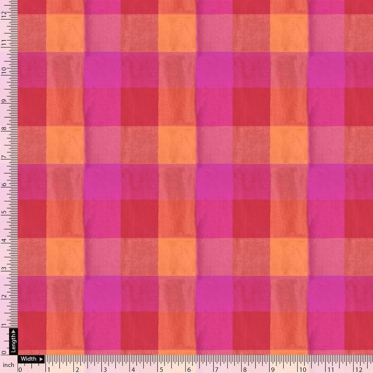 Orange Buffalo Check Weightless Printed Fabric – we 0 ma01252 110 orange buffalo check weightless printed fabric 5