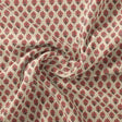 Red Flower Motif Block Digital Printed Fabric - Weightless – we 0 ma012675 110 red flower motif block digital printed fabric weightless 1