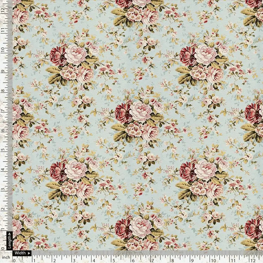 Light Mint Flower Weightless Printed Fabric – we 0 ma01273 110 light mint flower weightless printed fabric 5