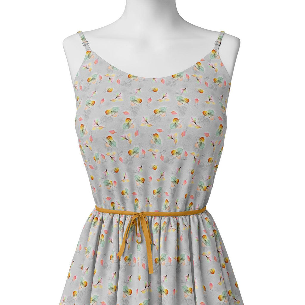 Gray Leaves Weightless Printed Fabric – we 0 ma012732 110 gray leaves weightless printed fabric 2