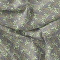 Pista Flower On Grey Digital Printed Fabric  - Weightless – we 0 ma013654 110 pista flower on grey digital printed fabric weightless 1