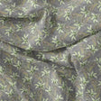 Pista Flower On Grey Digital Printed Fabric  - Weightless – we 0 ma013654 110 pista flower on grey digital printed fabric weightless 1