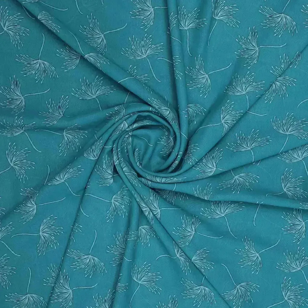 White Floating Flower Digital Printed Fabric - Weightless – we 0 ma0139 110 white floating flower digital printed fabric weightless 1