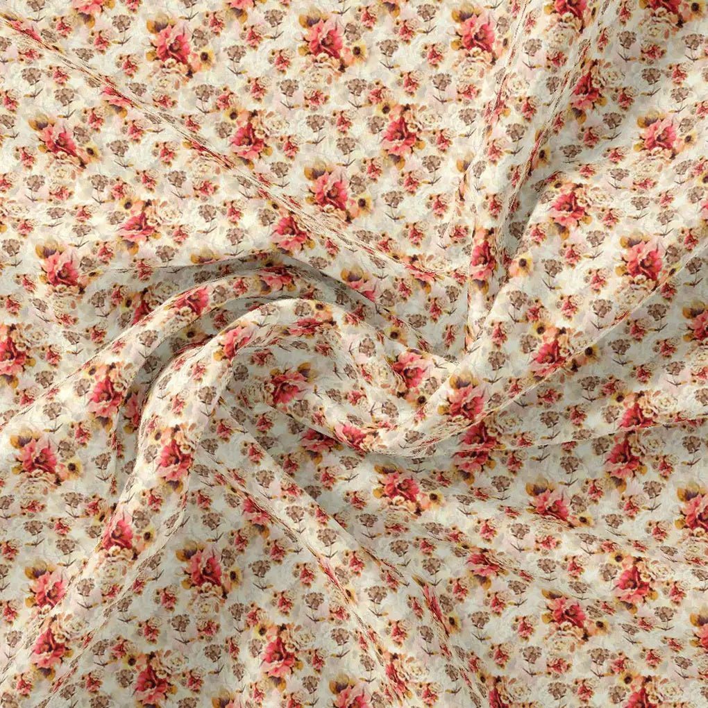 Cream Flower Weightless Printed Fabric – we 0 ma015395 110 cream flower weightless printed fabric 1