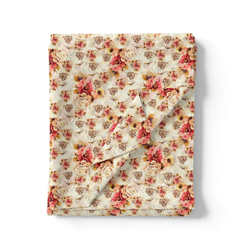 Cream Flower Weightless Printed Fabric – we 0 ma015395 110 cream flower weightless printed fabric 3