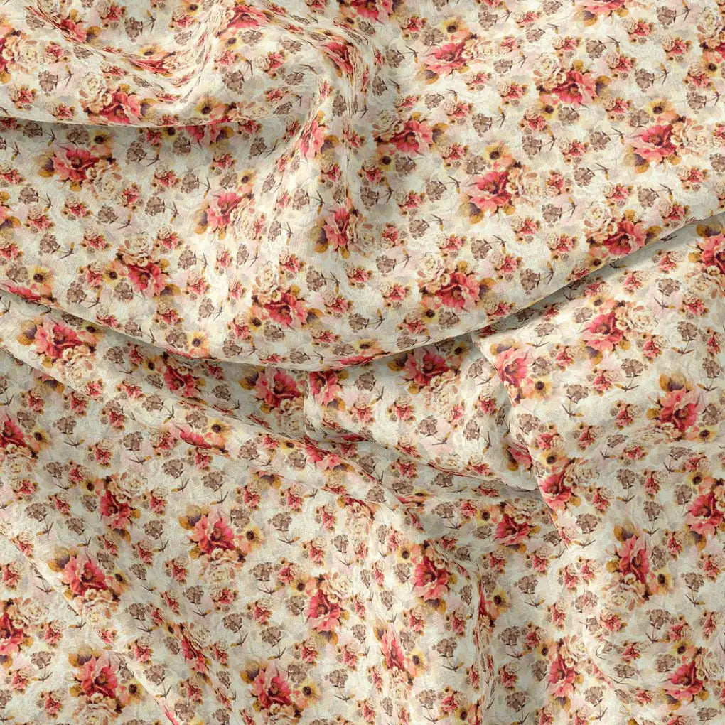 Cream Flower Weightless Printed Fabric – we 0 ma015395 110 cream flower weightless printed fabric 4