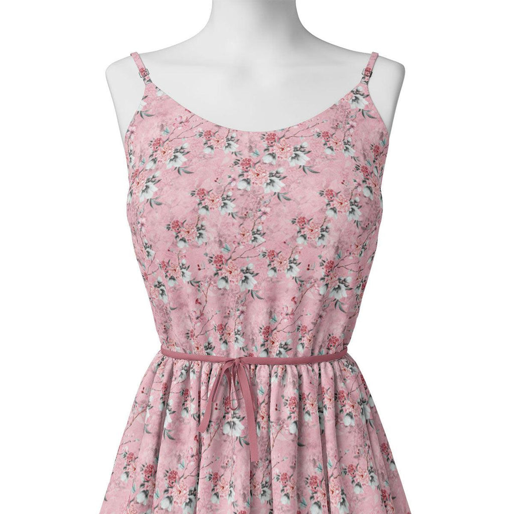 Pink Flower Weightless Printed Fabric – we 0 ma015408 110 pink flower weightless printed fabric 2